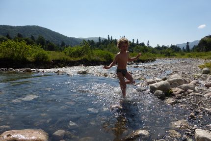 Холодная горная река