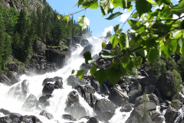 Водопад Учар