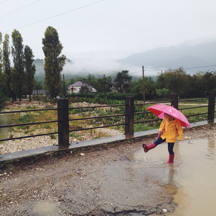 дождливая погода в Абхазии